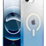 Uray store Apple iPhone 16E Pummel Shiny Magsafe Kapak - Mavi