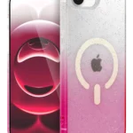 Uray store Apple iPhone 16E Pummel Shiny Magsafe Kapak - Pembe