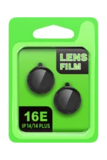Uray store Apple iPhone 16E Raze Metal Kamera Lens - Siyah