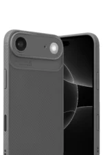 Uray store Apple iPhone 17 Air Auto Focus Karbon Kapak - Gri - Görsel 2