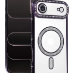 Uray store Apple iPhone 17 Air Joke Simli Magneticsafe Kılıf - Derin Mor
