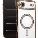 Uray store Apple iPhone 17 Air Joke Simli Magneticsafe Kılıf - Gold