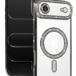 Uray store Apple iPhone 17 Air Joke Simli Magneticsafe Kılıf - Gümüş