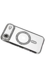 Uray store Apple iPhone 17 Air Joke Simli Magneticsafe Kılıf - Gümüş - Görsel 3