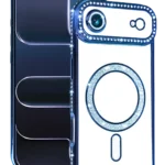 Uray store Apple iPhone 17 Air Joke Simli Magneticsafe Kılıf - Mavi