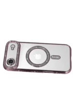 Uray store Apple iPhone 17 Air Joke Simli Magneticsafe Kılıf - Pembe - Görsel 3