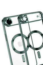 Uray store Apple iPhone 17 Air Kross Magneticsafe Kapak - Koyu Yeşil - Görsel 3