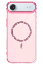 Uray store Apple iPhone 17 Air Live Diamond Magsafe Kapak - Pembe - Görsel 2
