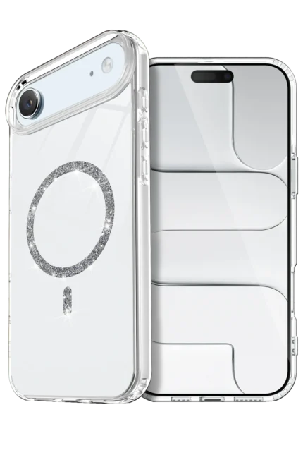 Uray store Apple iPhone 17 Air Live Diamond Magsafe Kapak - Şeffaf