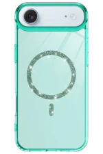 Uray store Apple iPhone 17 Air Live Diamond Magsafe Kapak - Yeşil - Görsel 2