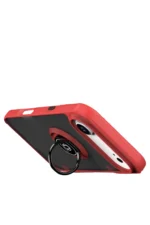 Uray store Apple iPhone 17 Air Montreal Yüzüklü Silikon Kapak - Kırmızı - Görsel 3