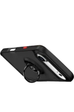 Uray store Apple iPhone 17 Air Montreal Yüzüklü Silikon Kapak - Siyah - Görsel 3