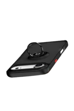 Uray store Apple iPhone 17 Air Montreal Yüzüklü Silikon Kapak - Siyah - Görsel 4