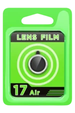 Uray store Apple iPhone 17 Air Raze Metal Kamera Lens - Gümüş