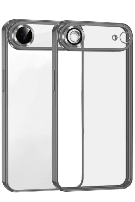 Uray store Apple iPhone 17 Air Razer Lensli Silikon - Titan Gri