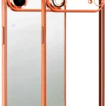 Uray store Apple iPhone 17 Air Razer Lensli Silikon - Turuncu
