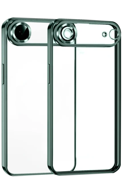 Uray store Apple iPhone 17 Air Razer Lensli Silikon - Yeşil