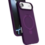 Uray store Apple iPhone 17 Air Regal Magsafe Standlı Kapak - Derin Mor