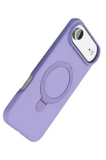 Uray store Apple iPhone 17 Air Regal Magsafe Standlı Kapak - Lila - Görsel 4
