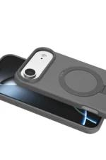 Uray store Apple iPhone 17 Air Regal Magsafe Standlı Kapak - Titan Gri - Görsel 2