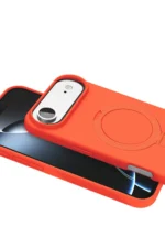 Uray store Apple iPhone 17 Air Regal Magsafe Standlı Kapak - Turuncu - Görsel 2