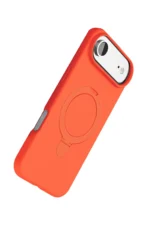 Uray store Apple iPhone 17 Air Regal Magsafe Standlı Kapak - Turuncu - Görsel 4