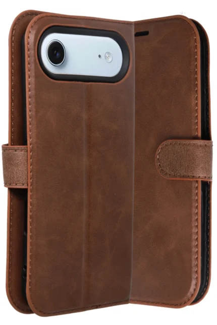 Uray store Apple iPhone 17 Air Trend S Plus Kapaklı Kılıf - Taba