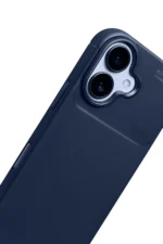 Uray store Apple iPhone 17 Auto Focus Karbon Kapak - Lacivert - Görsel 2