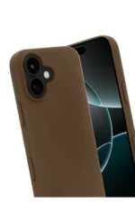 Uray store Apple iPhone 17 First Silikon - Kahverengi - Görsel 3