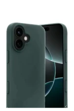Uray store Apple iPhone 17 First Silikon - Koyu Yeşil - Görsel 2