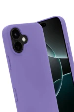 Uray store Apple iPhone 17 First Silikon - Lila - Görsel 3