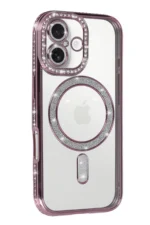 Uray store Apple iPhone 17 Joke Simli Magneticsafe Kılıf - Pembe - Görsel 2