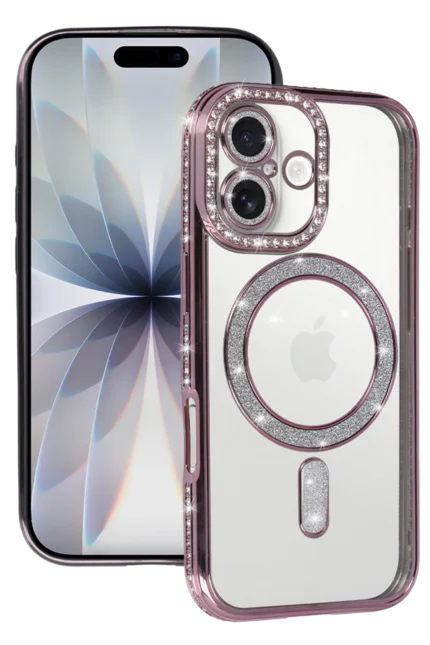 Uray store Apple iPhone 17 Joke Simli Magneticsafe Kılıf - Pembe