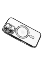 Uray store Apple iPhone 17 Joke Simli Magneticsafe Kılıf - Siyah - Görsel 3