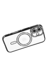 Uray store Apple iPhone 17 Joke Simli Magneticsafe Kılıf - Siyah - Görsel 4
