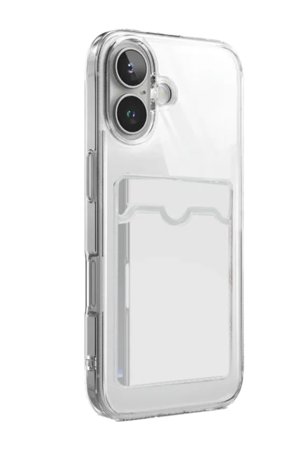 Uray store Apple iPhone 17 Kart Şeffaf Silikon - Şeffaf