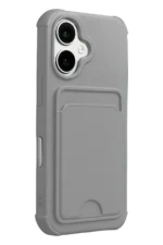 Uray store Apple iPhone 17 Kelvin Kartvizitli Silikon - Gri - Görsel 3