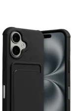 Uray store Apple iPhone 17 Kelvin Kartvizitli Silikon - Siyah - Görsel 2