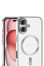 Uray store Apple iPhone 17 Kross Magneticsafe Kapak - Gümüş - Görsel 2