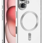 Uray store Apple iPhone 17 Kross Magneticsafe Kapak - Gümüş