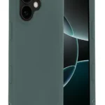 Uray store Apple iPhone 17 Nano içi Kadife Silikon - Koyu Yeşil