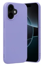 Uray store Apple iPhone 17 Nano içi Kadife Silikon - Lila