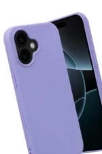 Uray store Apple iPhone 17 Nano içi Kadife Silikon - Lila - Görsel 3