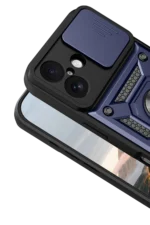 Uray store Apple iPhone 17 Pars Lens Yüzüklü Silikon - Lacivert - Görsel 3