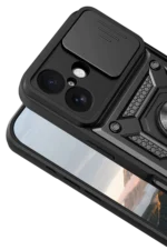 Uray store Apple iPhone 17 Pars Lens Yüzüklü Silikon - Siyah - Görsel 3