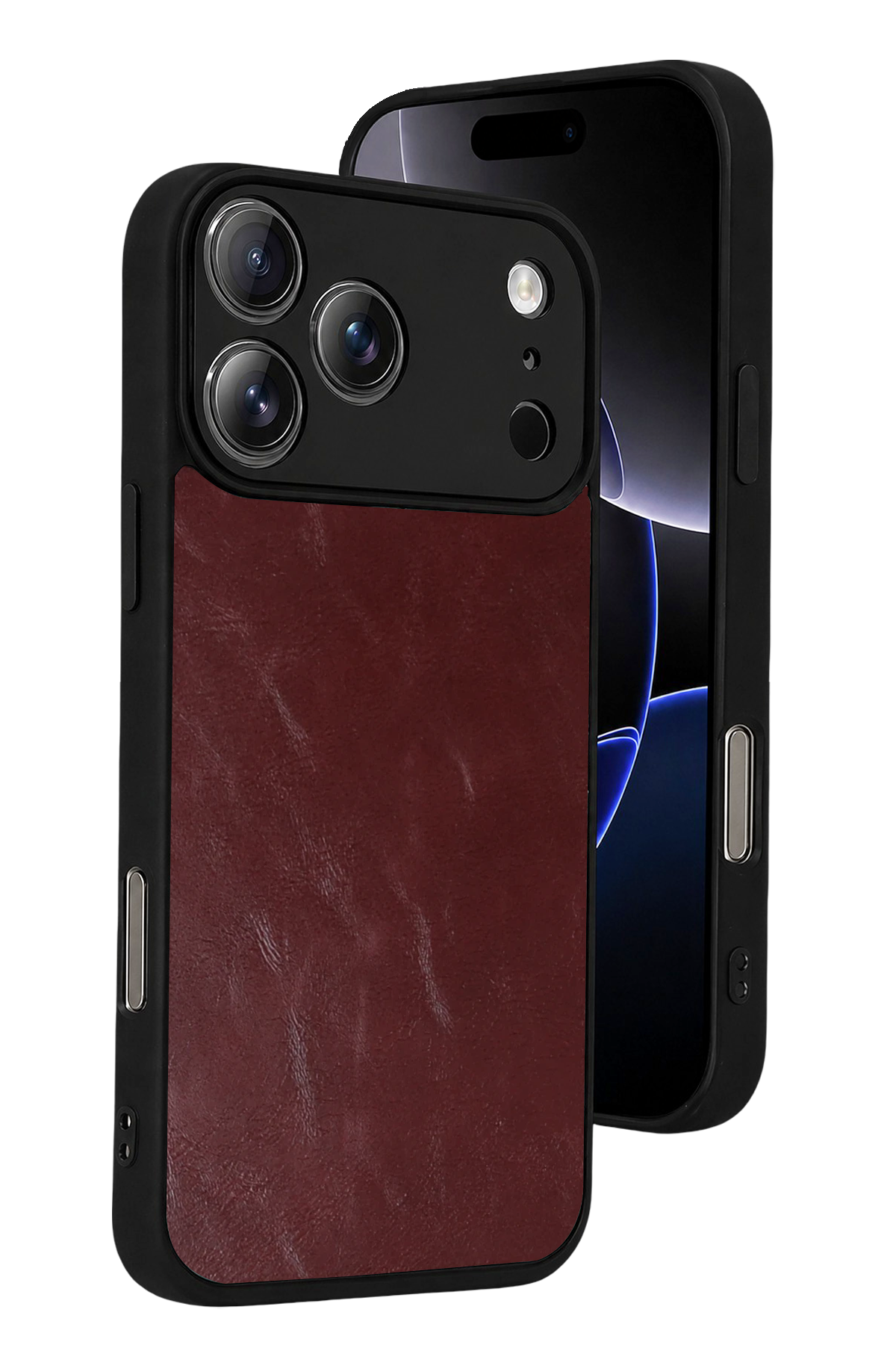 newface-apple-iphone-17-pro-aras-deri-kapak-bordo-default Uray store Apple iPhone 17 Pro Aras Deri Kapak - Bordo - Görsel 1