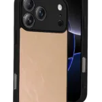 Uray store Apple iPhone 17 Pro Aras Deri Kapak - Pudra
