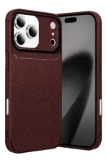 Uray store Apple iPhone 17 Pro Auto Focus Karbon Kapak - Bordo