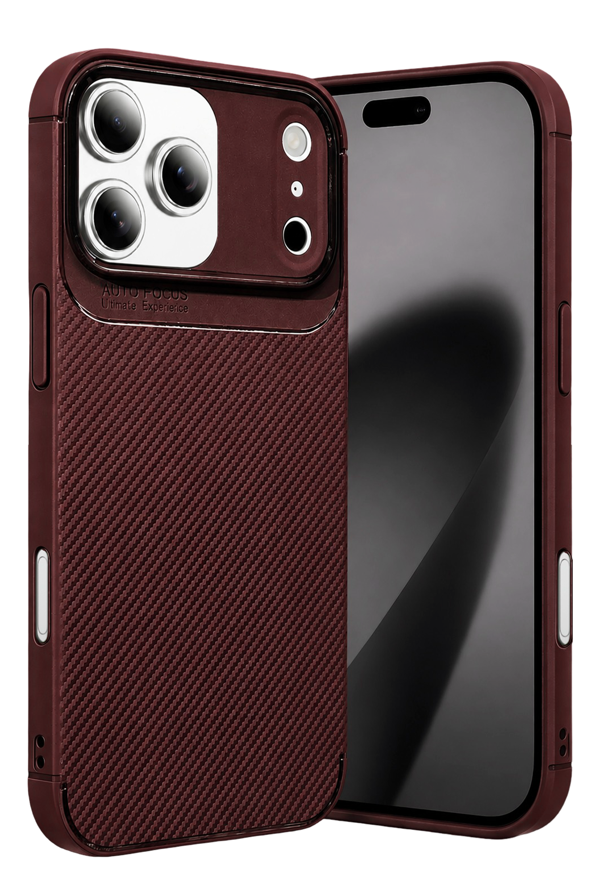 newface-apple-iphone-17-pro-auto-focus-karbon-kapak-bordo-default Uray store Apple iPhone 17 Pro Auto Focus Karbon Kapak - Bordo - Görsel 1