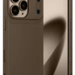 Uray store Apple iPhone 17 Pro Auto Focus Karbon Kapak - Kahverengi